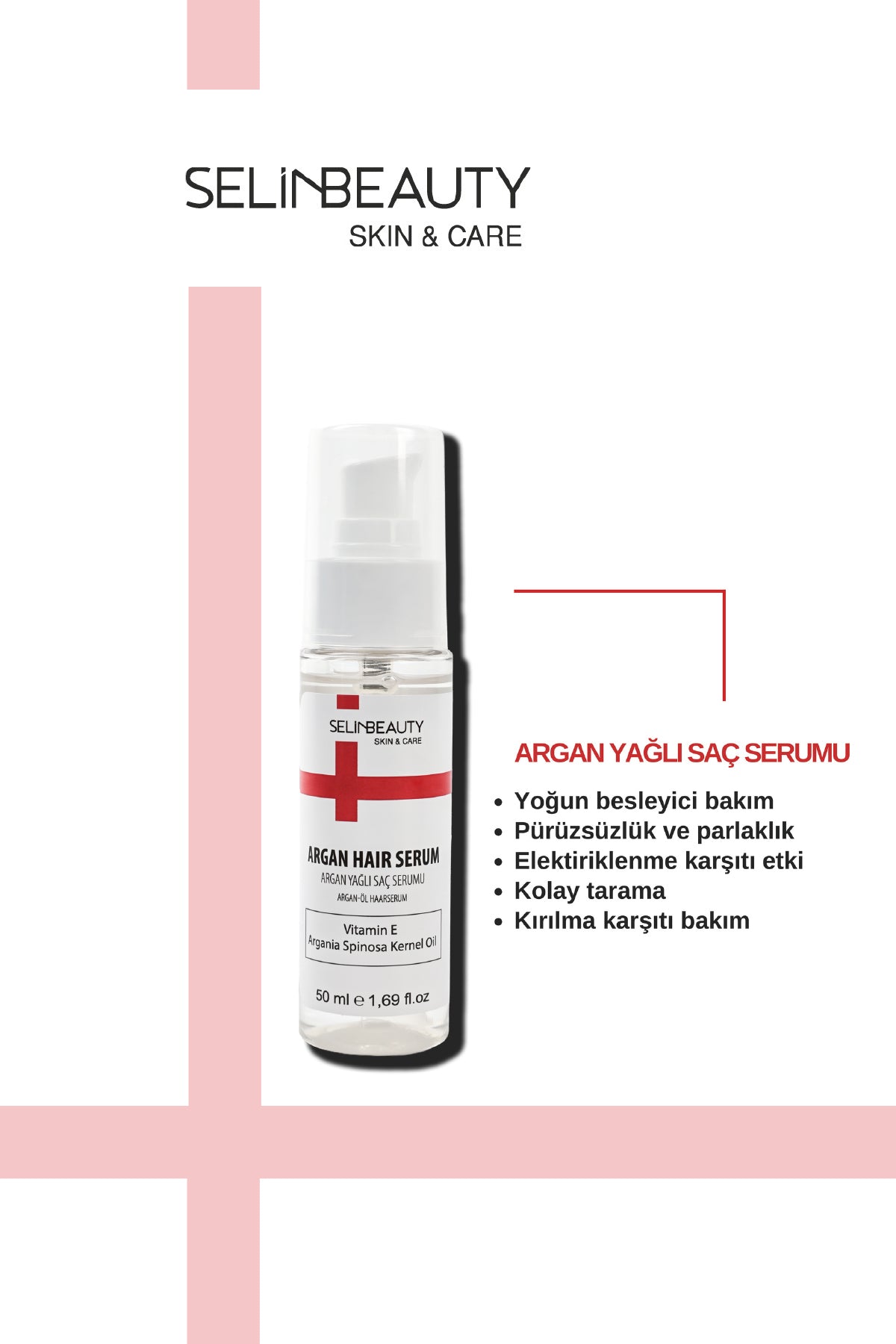 Skin&Care Argan Yağlı Saç Serumu
