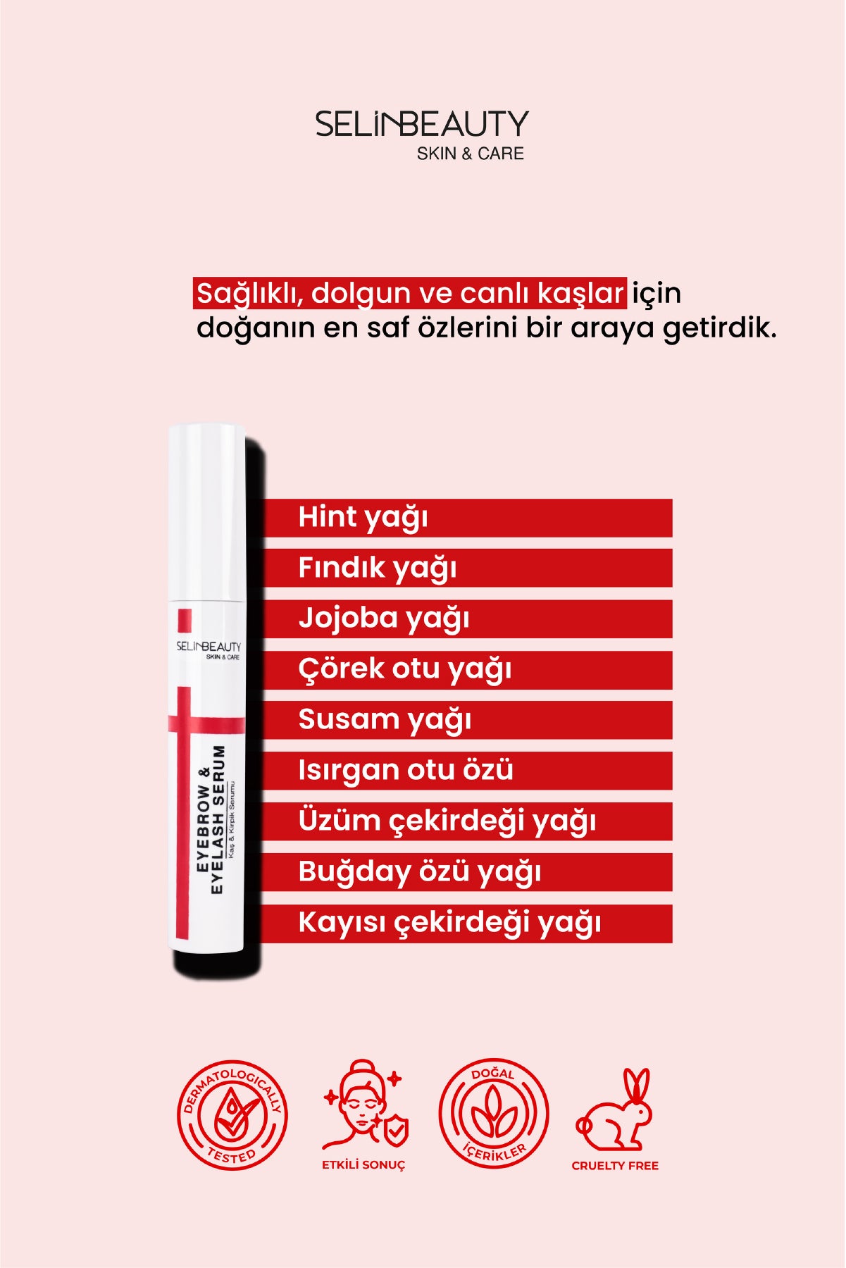 Skin&Care Kaş ve Kirpik Serumu