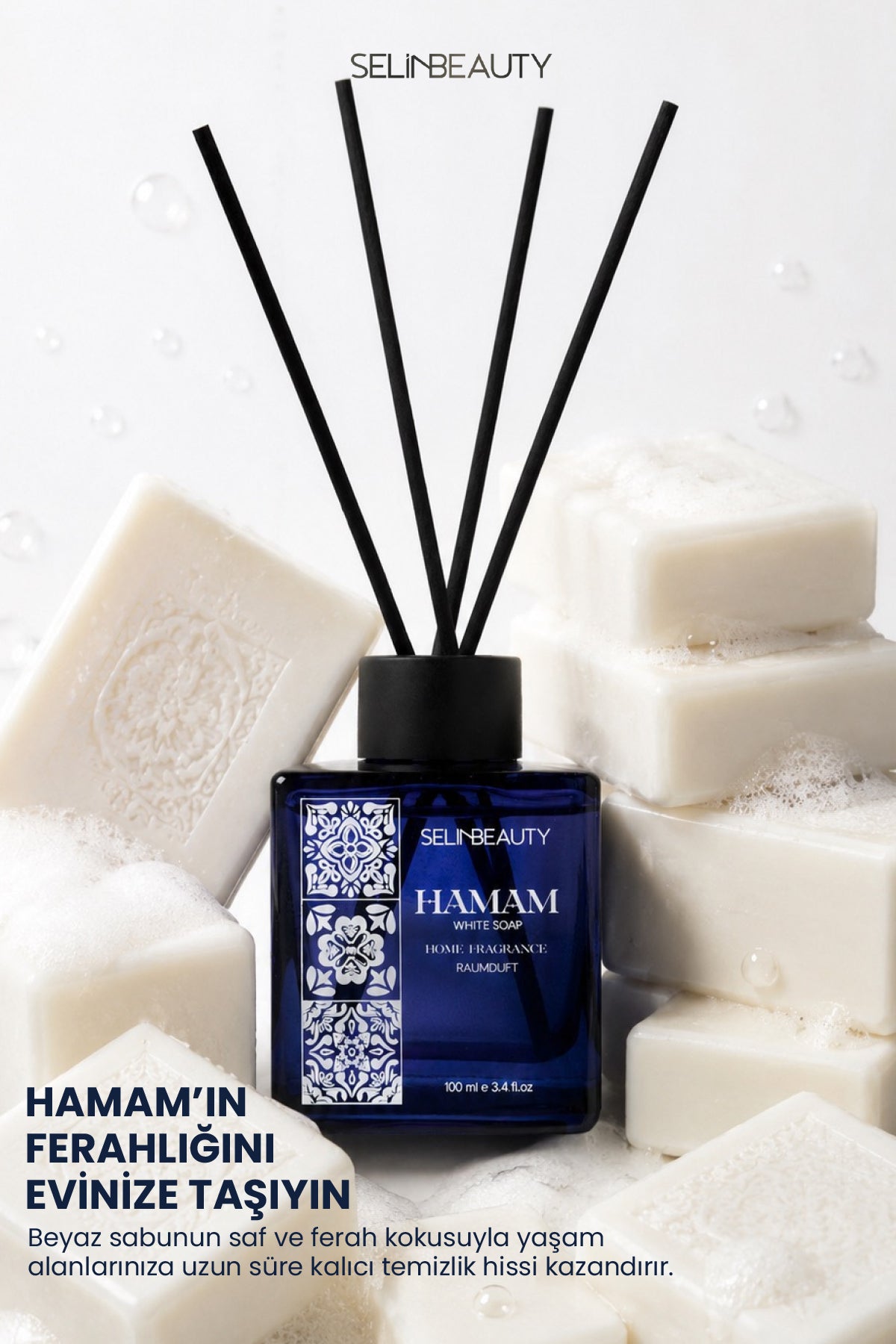 SELİNBEAUTY Hamam White Soap (Beyaz Sabun Kokusu) 100 ml